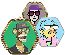 示例：带六边形边框的NFT游戏头像