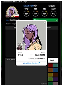 NFT头像在个人资料页的显示效果